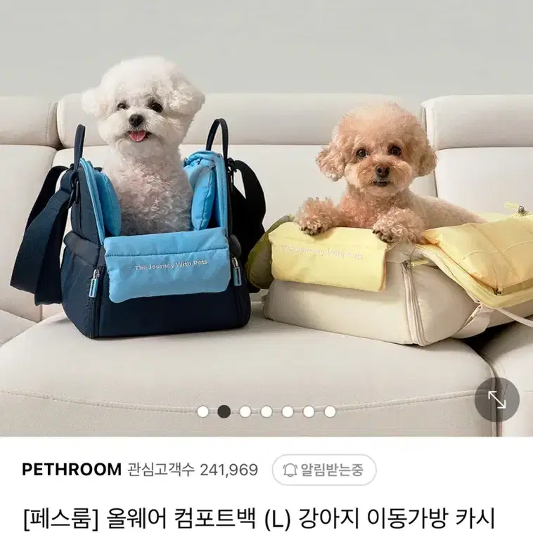 페스룸 강아지 고양이 이동 가방 (카시트)