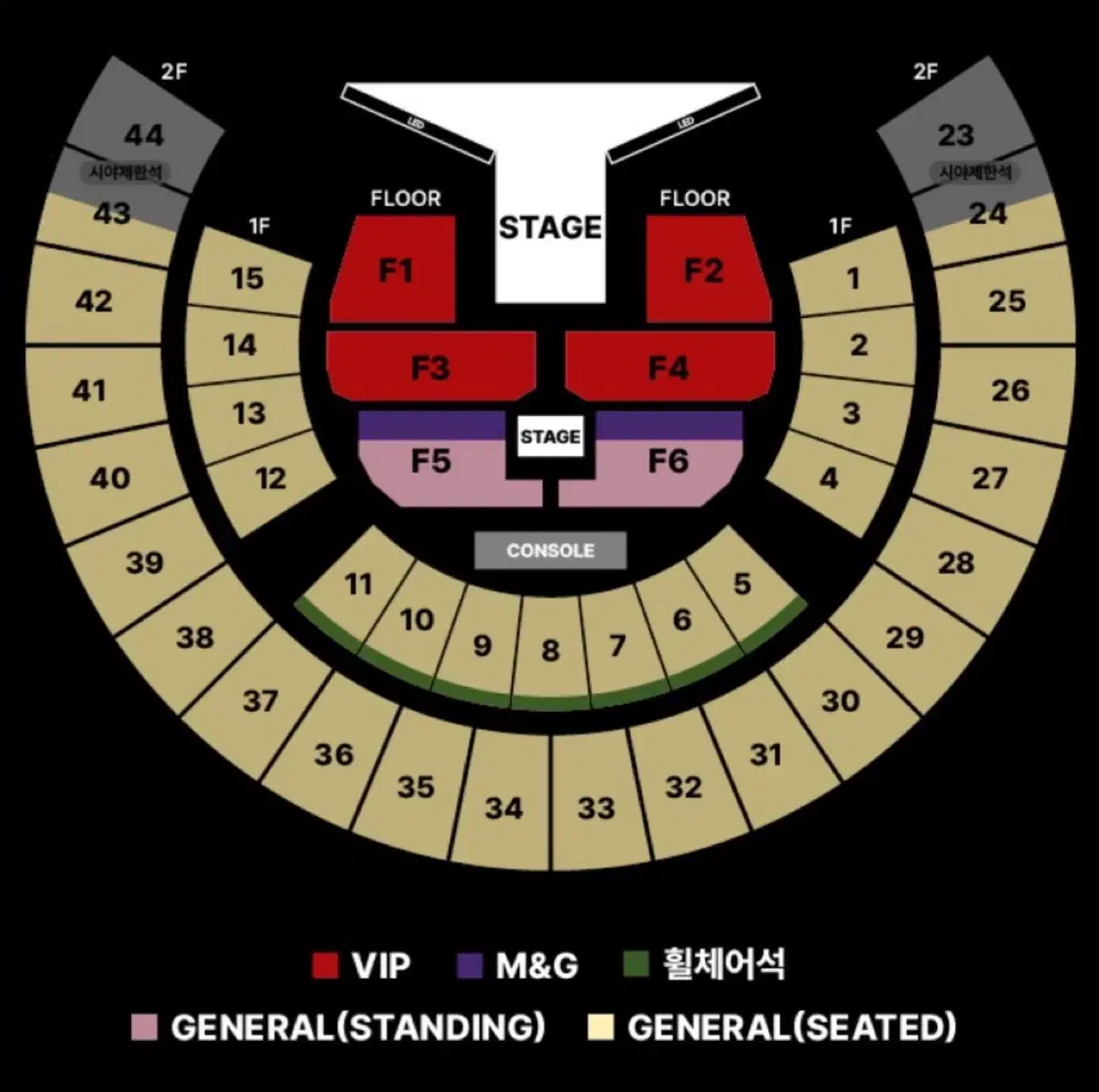 제이홉 콘서트 첫콘 2/28 중콘 3/1 플로어 VIP F4 2층