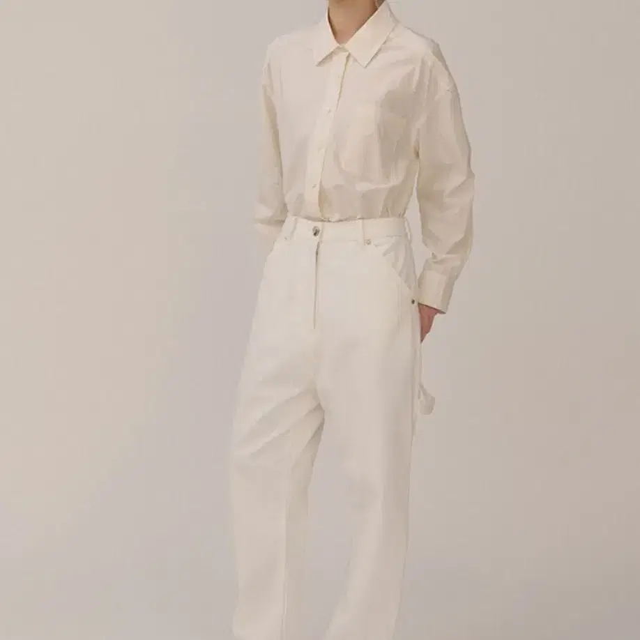 (새상품) 킨더살몬 Giny Cotton Pants Off-White