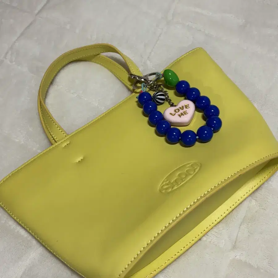 시눈 vase bag lemon yellow