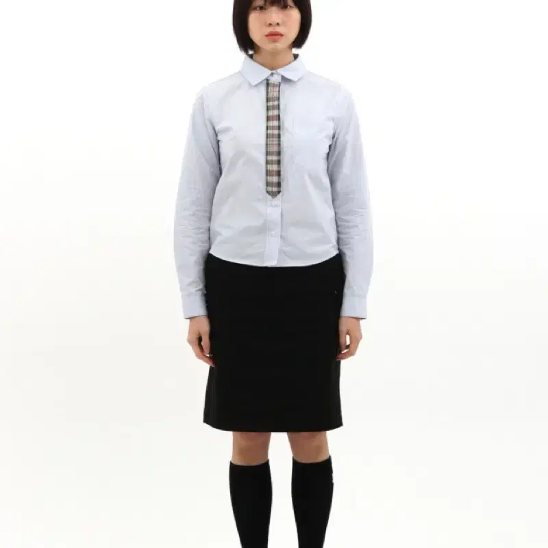 사파리스팟 1/2 ROUX BASE SCHOOL TIE SHIRTS 셔츠