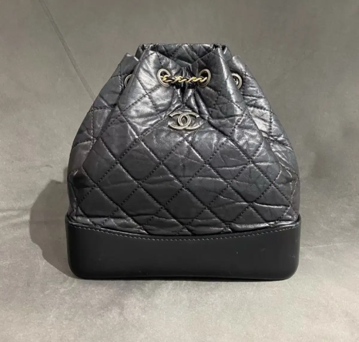 Chanel Gabrielle Backpack Small 27th Division Black