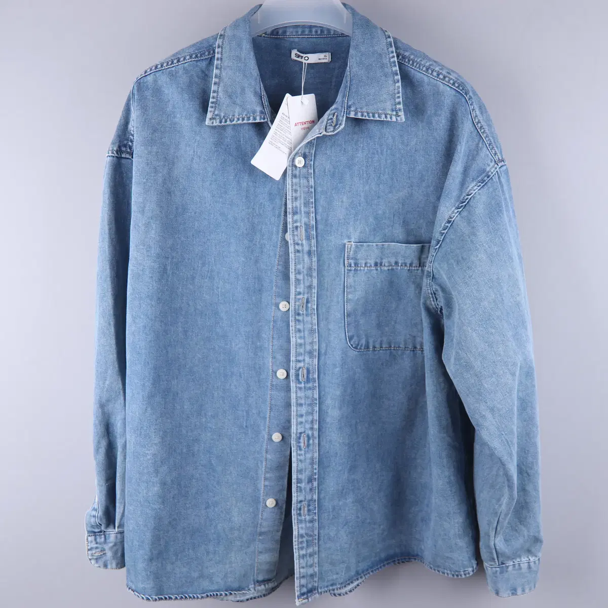 SPAO Overfit Denim Shirt (XL)