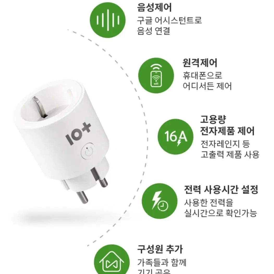 홈캠 cctv 반려동물, 유아 홈cctv 텐플+스마트콘센트