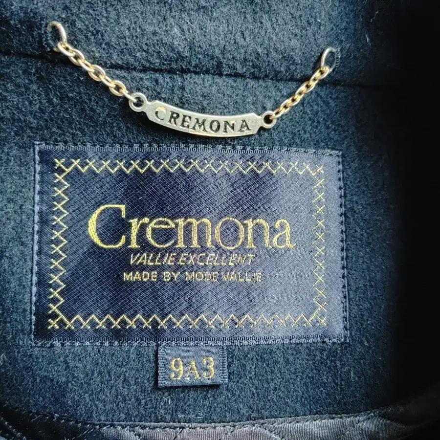 옷장정리)Cremona 카라밍크 100%캐시미어코트