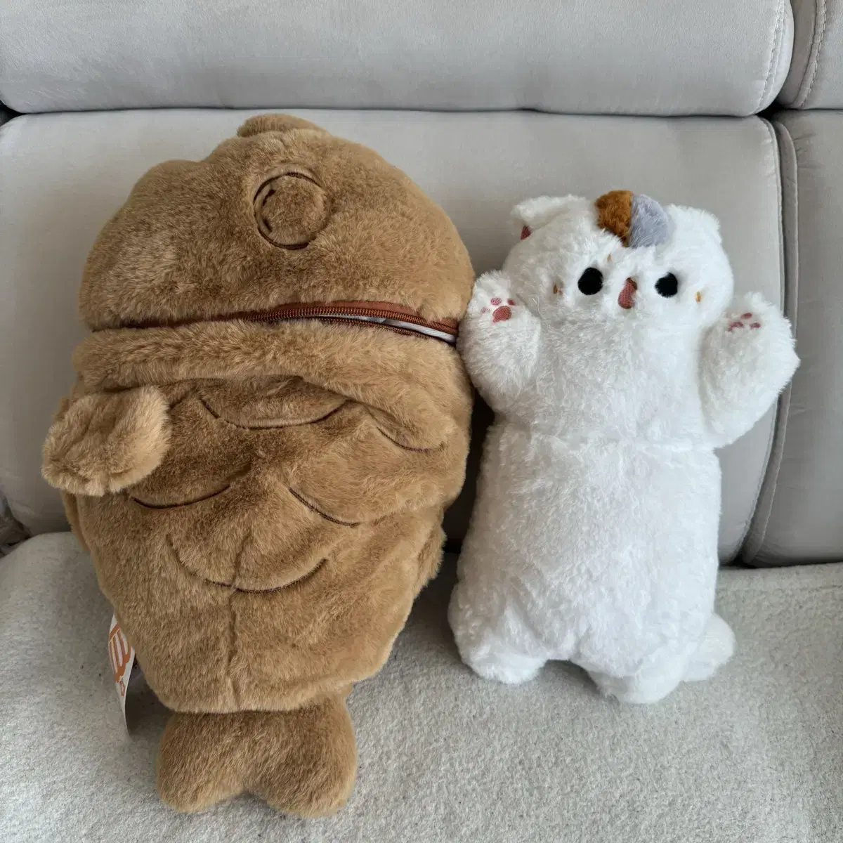 고양이 붕어빵 인형