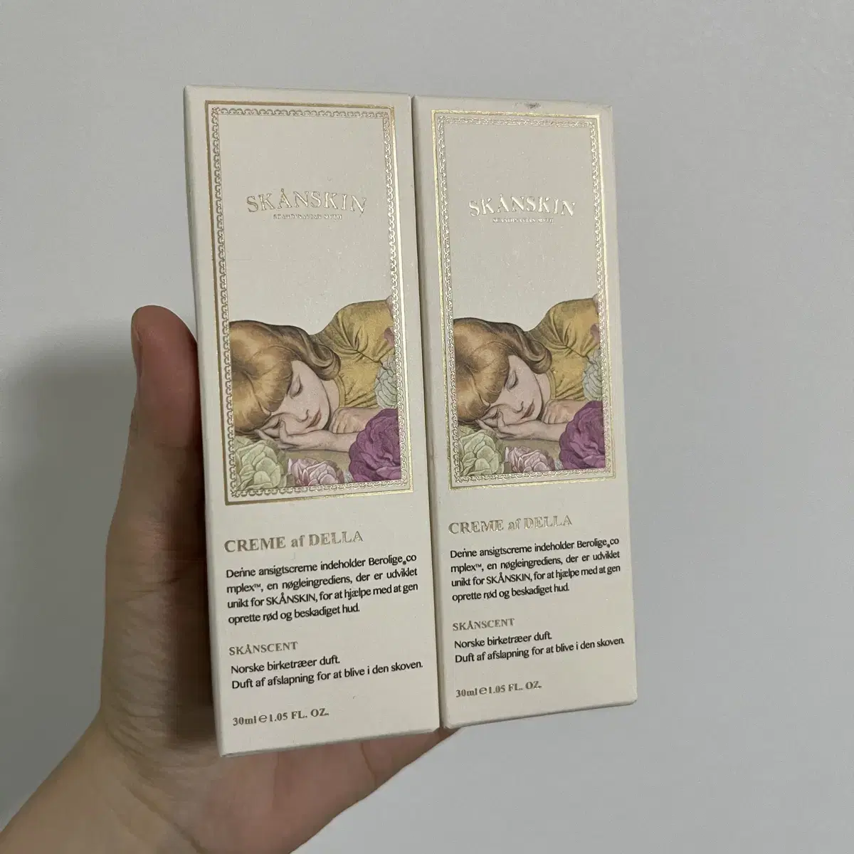 [새상품] 스칸스킨 피부회복크림(델라)/잡티기미케어크림(세레나) 30ml