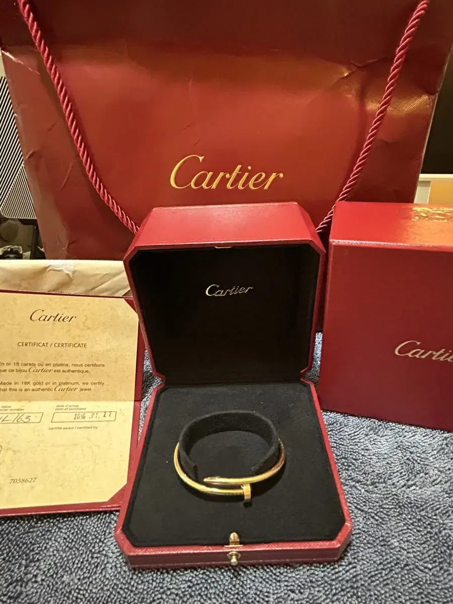 Cartier Just un Clou Bracelet for sale, size 17