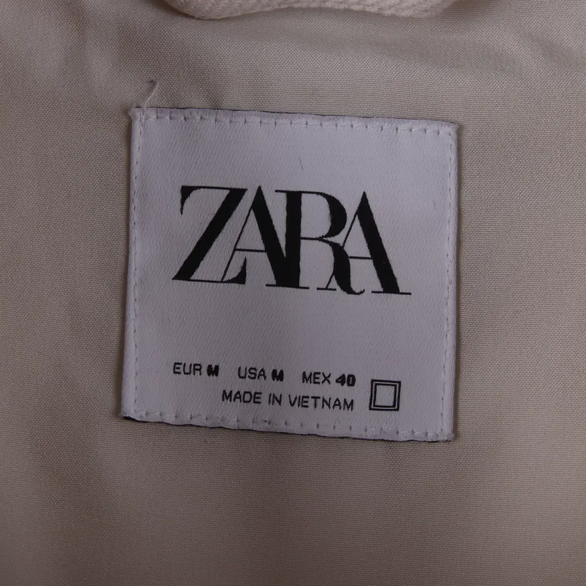 ZARA 자라 블루종 자켓 연베이지 (M)