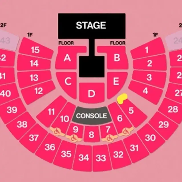 태연 콘서트 3/9 막콘 1층 5구역 2열