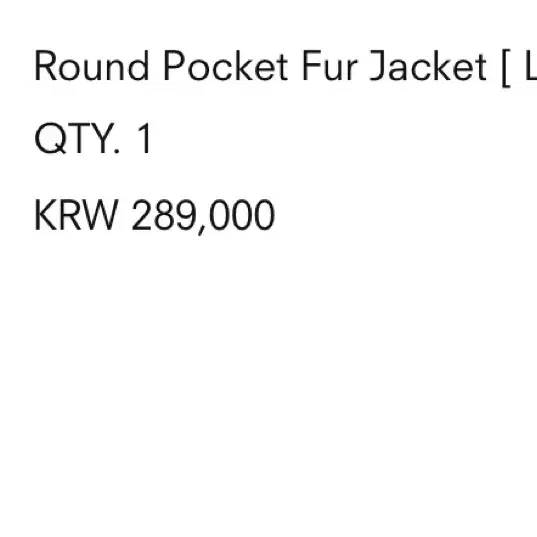 트리밍버드 Round Pocket Fur Jacket [ Light Gr