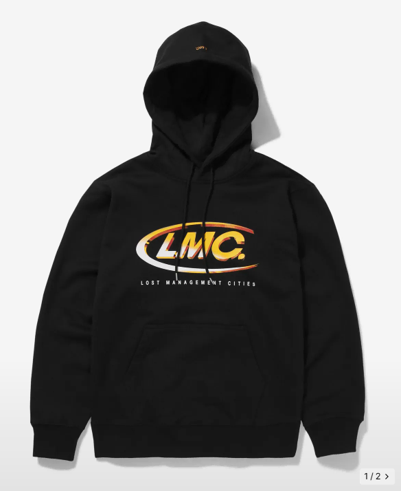 [L] LMC 3D LOGO HOODIE black