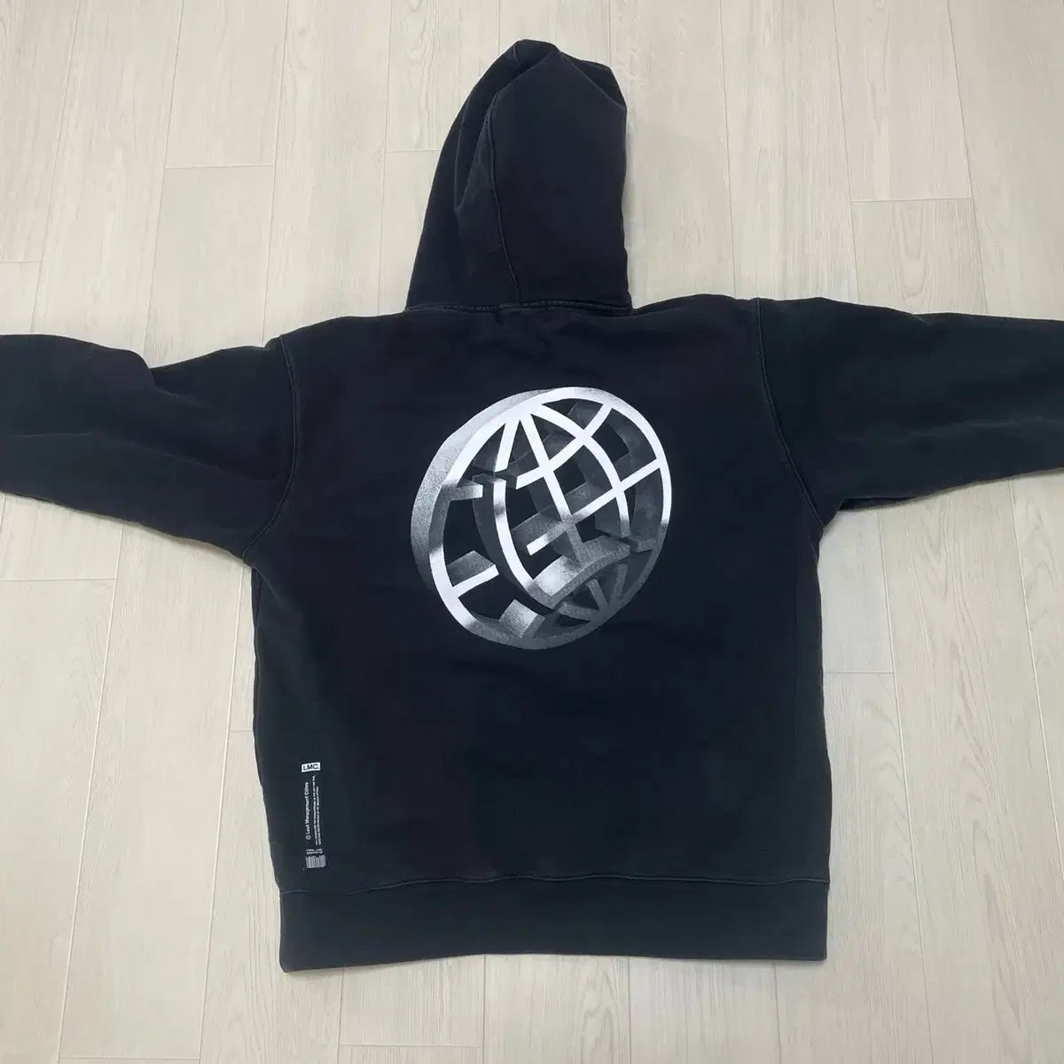 [L] LMC 3D LOGO HOODIE black