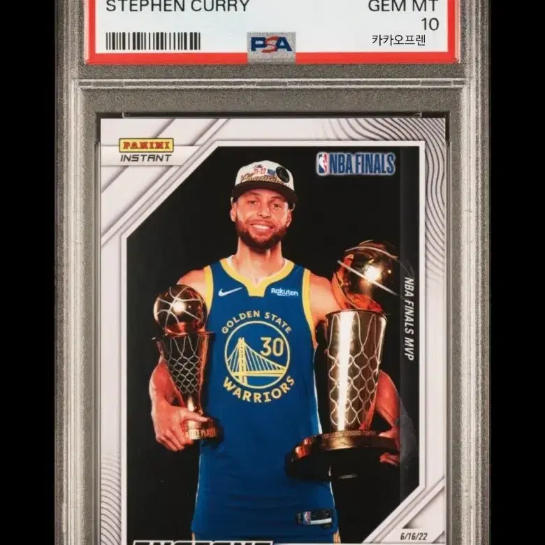 파니니 스테판커리 MVP PSA 10