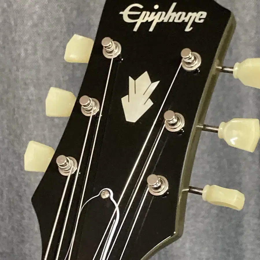 Epiphone 에피폰 ES-335, 올리브 색상, 브릿지 및 픽업 업글