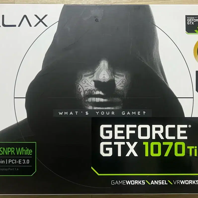 갤럭시Gtx1070TI 8G개간지(화이트)