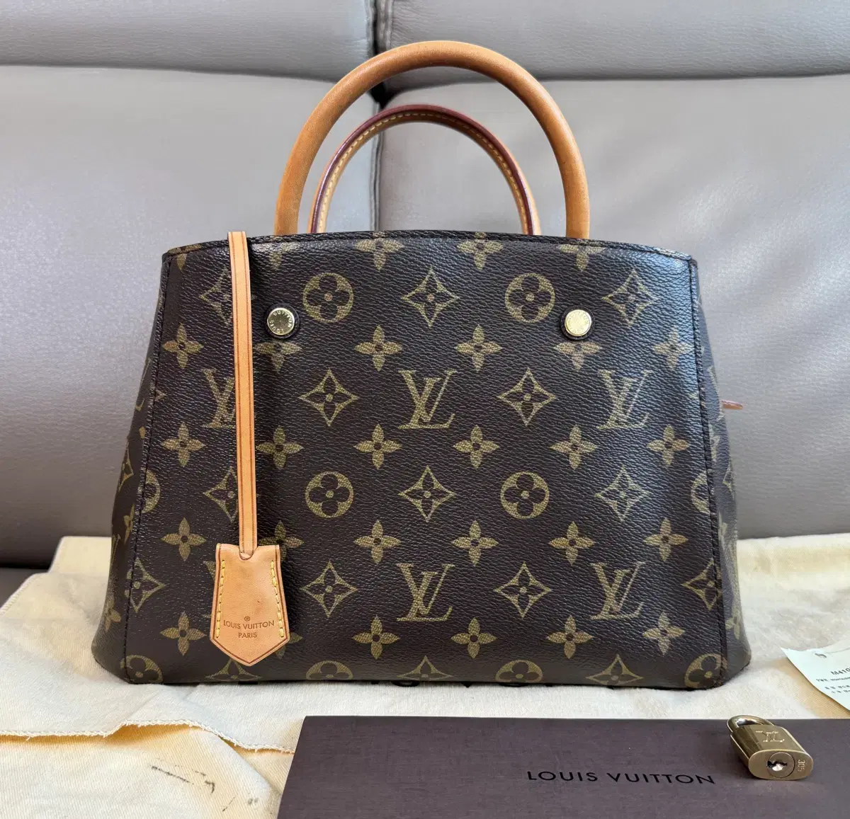 Louis Vuitton Monogram Montagne BB Tote Bag