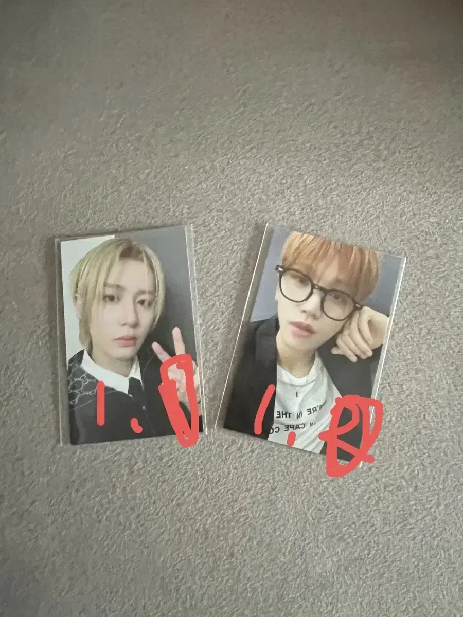 Pneukdo 50,000 won pre-order benefit photocard (riwoo, leehan)