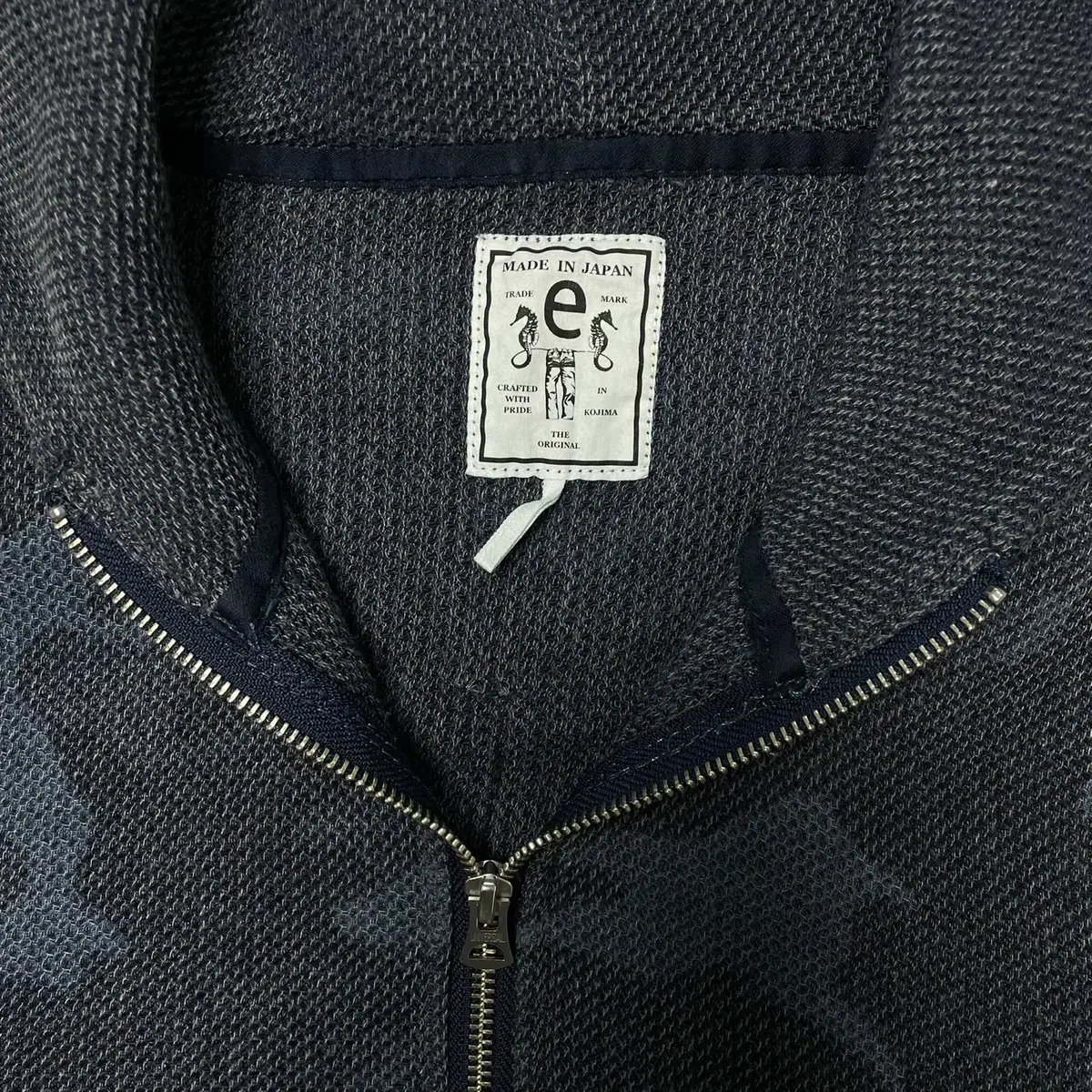 [L] e JEANS 카모플라주 집업 후드 JAPAN MADE