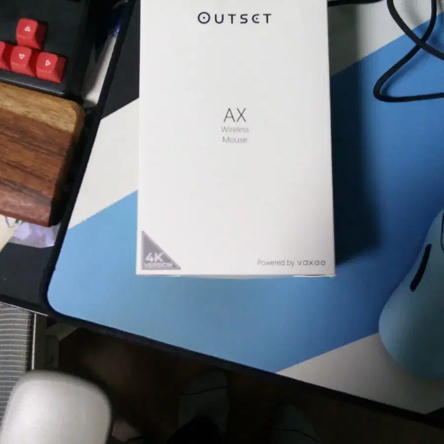 벡시 outset ax b 블루 무선 게이밍 마우스