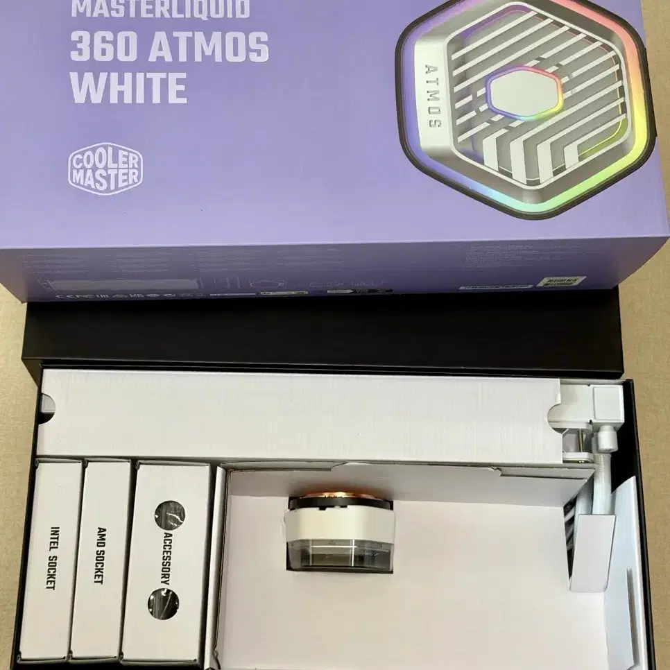 쿨러마스터 MASTERLIQUID 360 ATMOS WHITE 판매