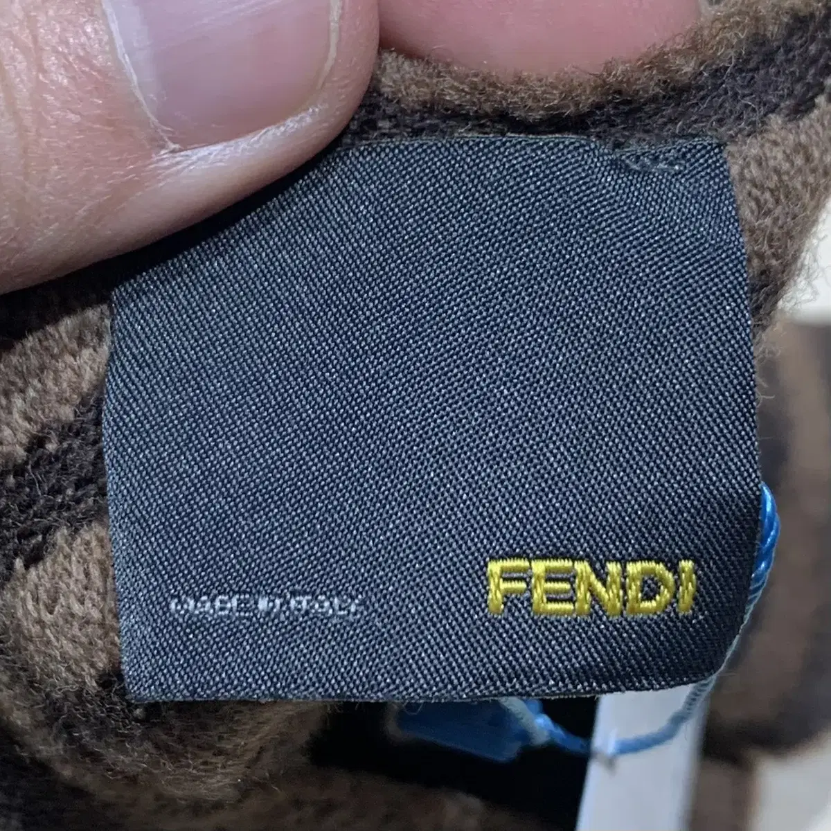 (OS) FENDI 펜디 주카 패턴 울 머플러