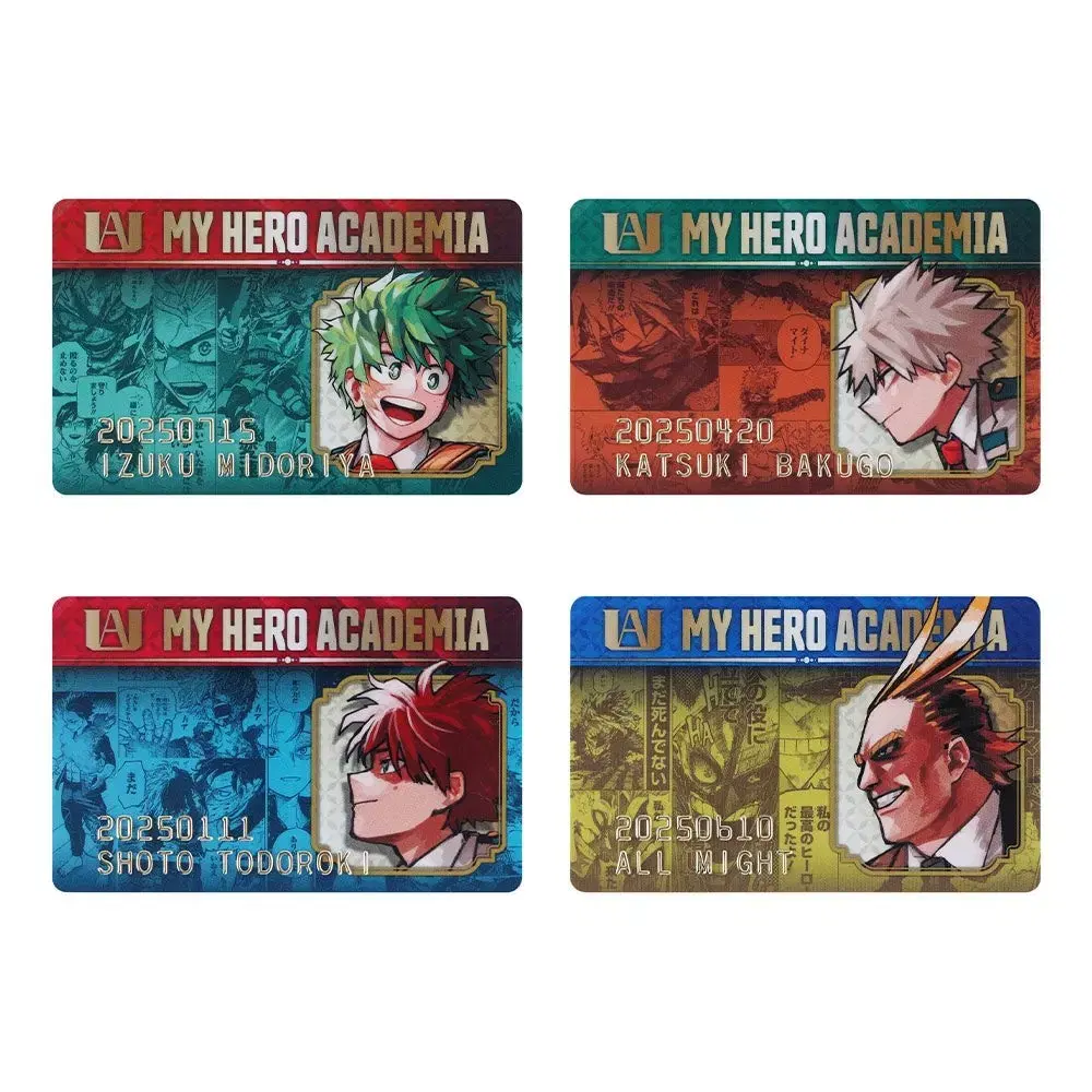 Hiroaka 2025 Birthday kard Tool Order Midoriya Bakugo Todoroki Shoto