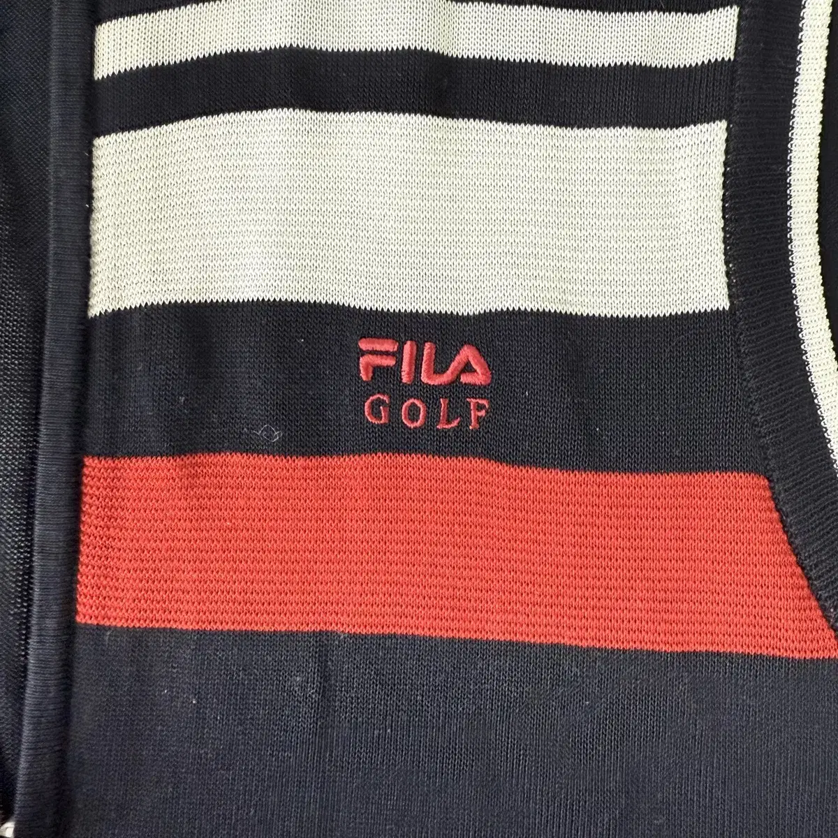 (H-26) FILA GOLF 필라 골프 니트 조끼