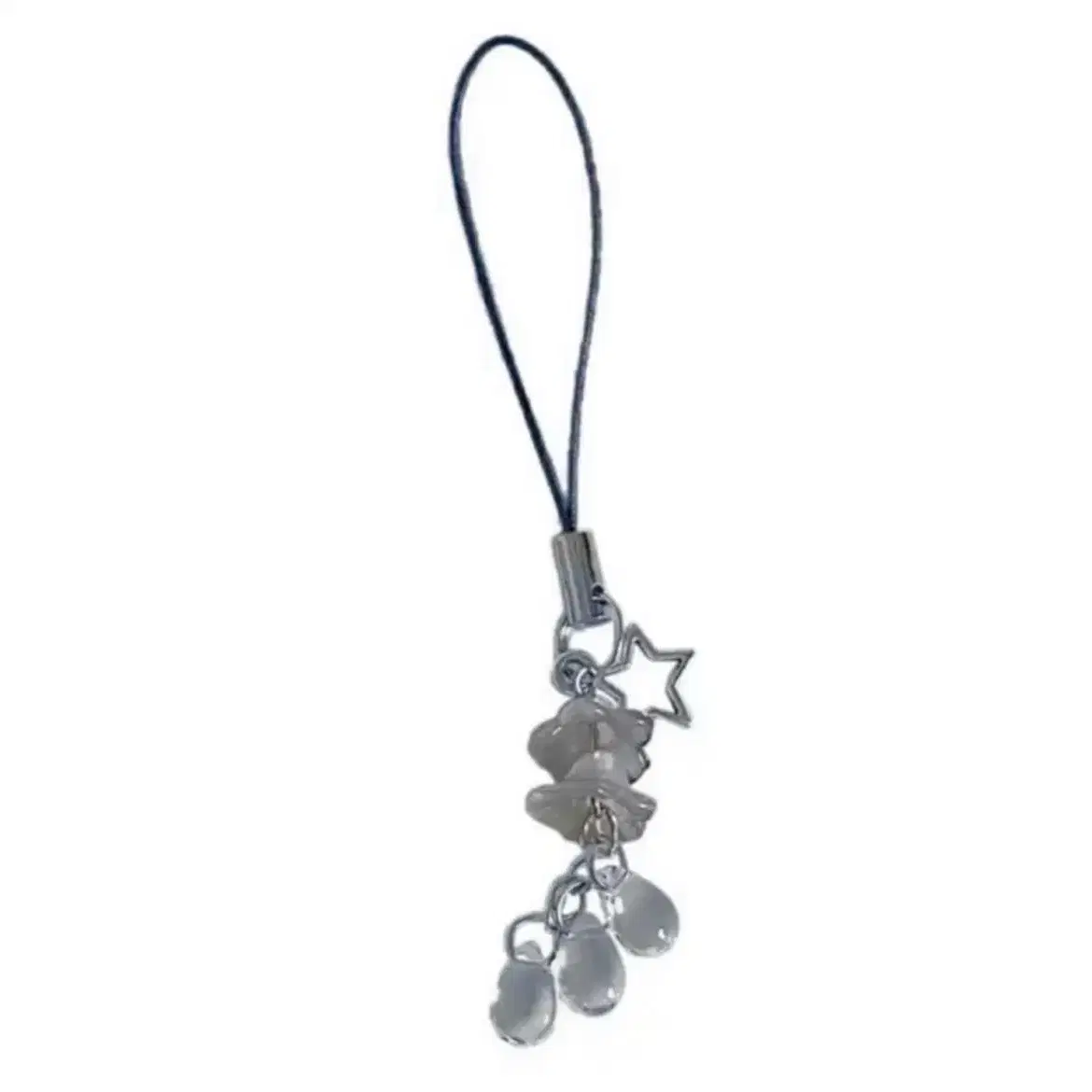 Cloud star keyring