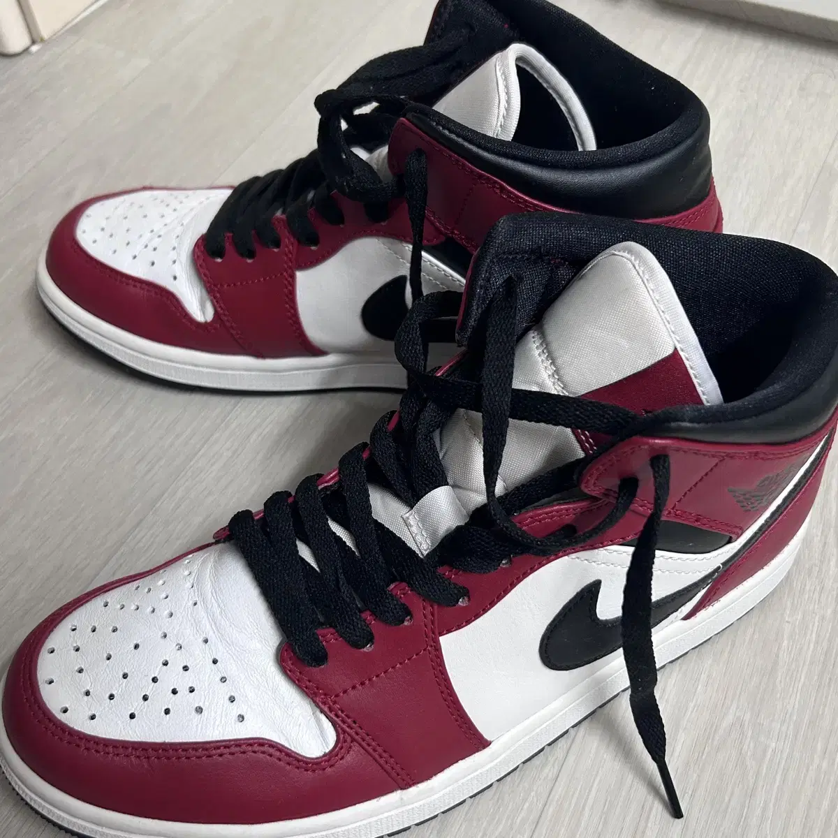 Jordan1 미드시카고 블랙토 커스텀