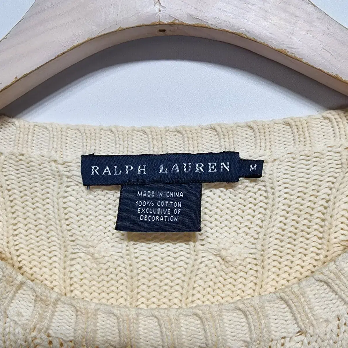 랄프로렌 RALPH LAUREN 꽈베기 니트스웨터 우먼스 M