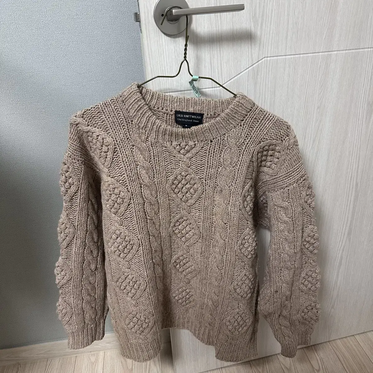 빈티지 oeb knitwear 갈색 브라운 니트 판매합니다!