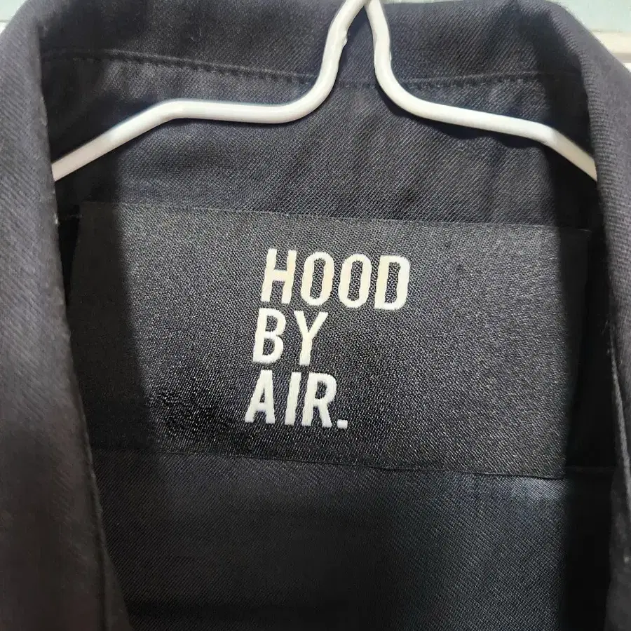 hood by air 후드바이에어 hba 더블짚업 블랙 셔츠 판매합니다