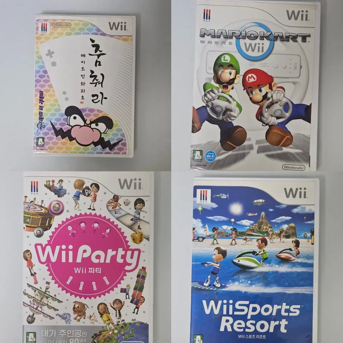 닌텐도 Wii 게임 CD 11종 + Wii 본체