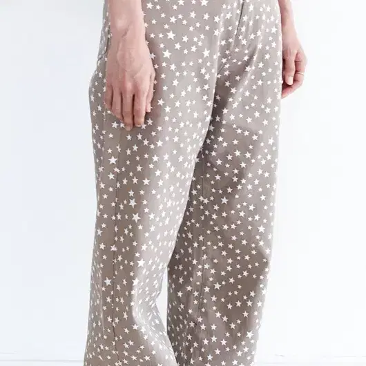 샵페어리 star cotton twill pants (beige)