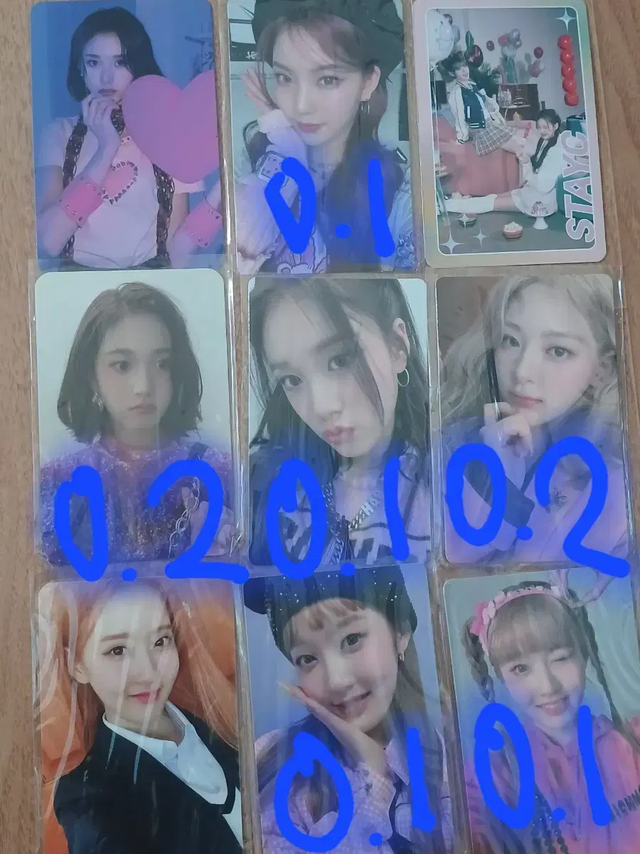 StayC iz*one photocard Cheaply sold sumin sieun isa seeun yoon Jae-yi