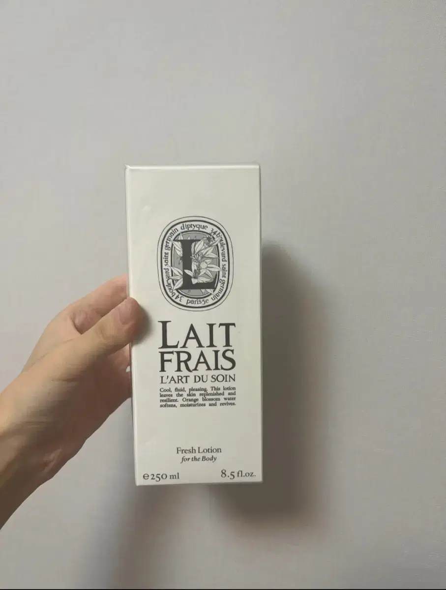 딥디크 lait frais 바디로션 250ml(시그니엘 바디로션 새상품)