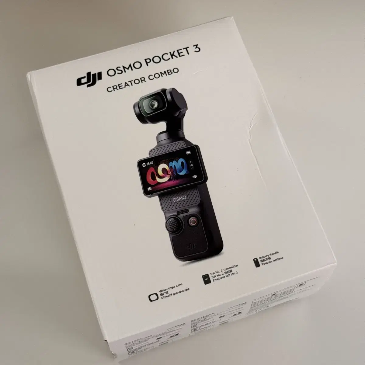 DJI 오즈모 포켓3 크리에이터 콤보 + 512GB SD