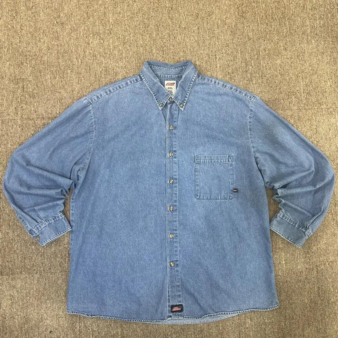 (2XL)Dickies 디키즈 데님 워크 셔츠