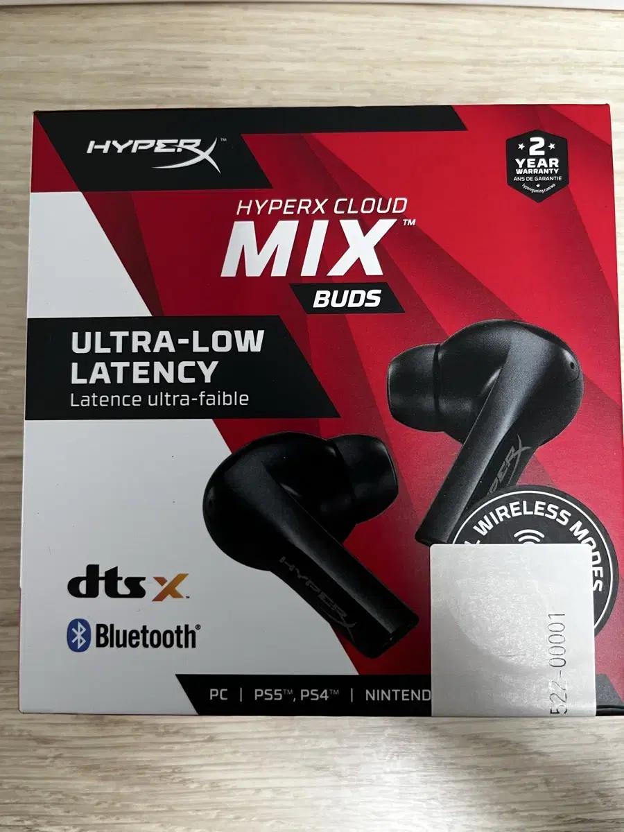 HyperX cloud mix buds 저지연 무선 게이밍 이어폰