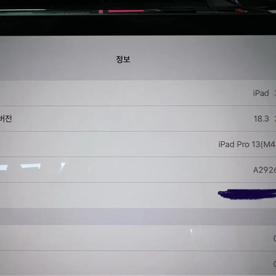 아이패드프로13(M4)256기가 자급제