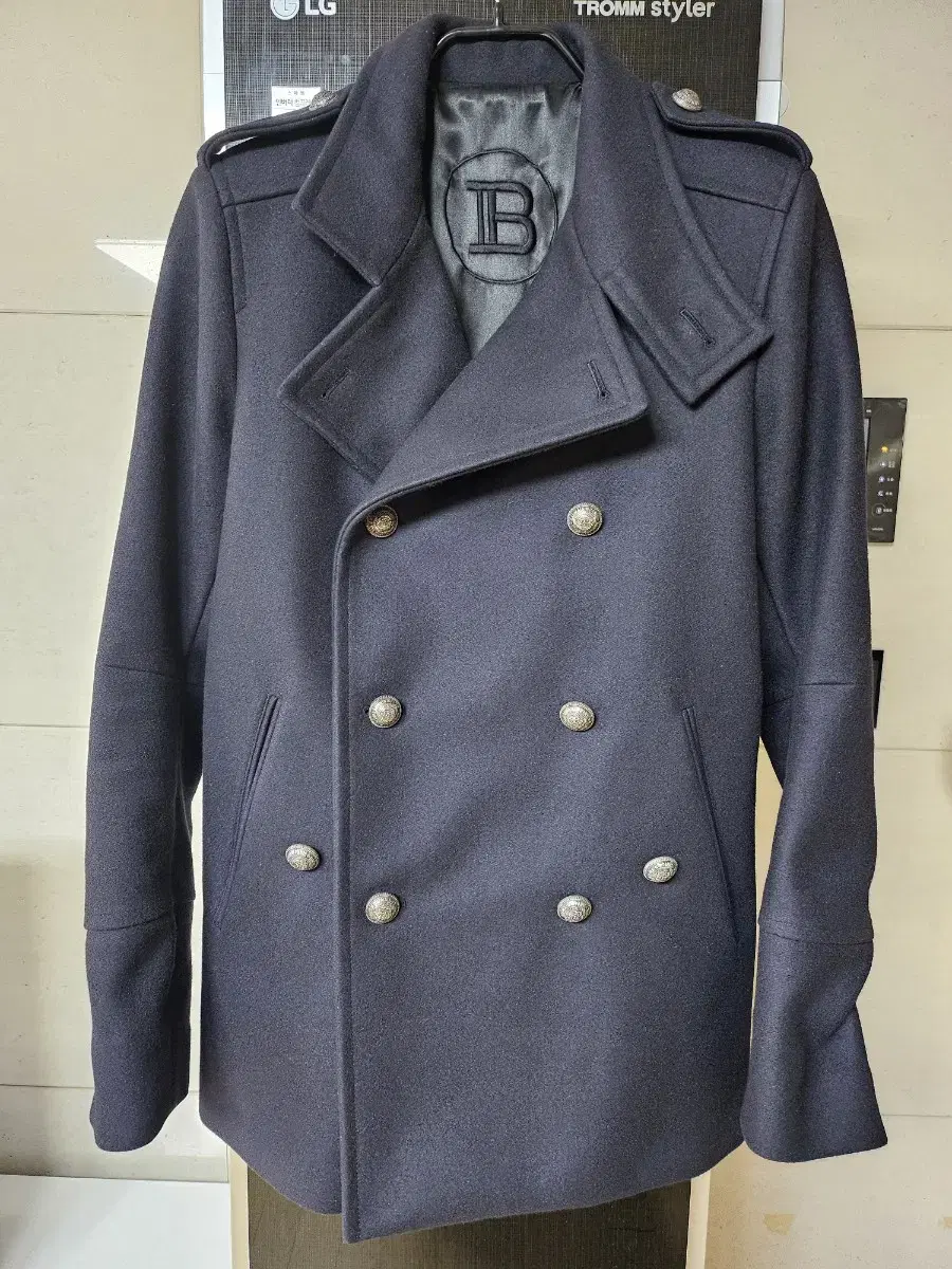 Balmain Men's Peacoat