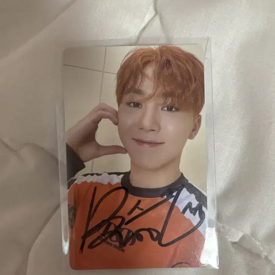 세븐틴 부승관 싸인포카