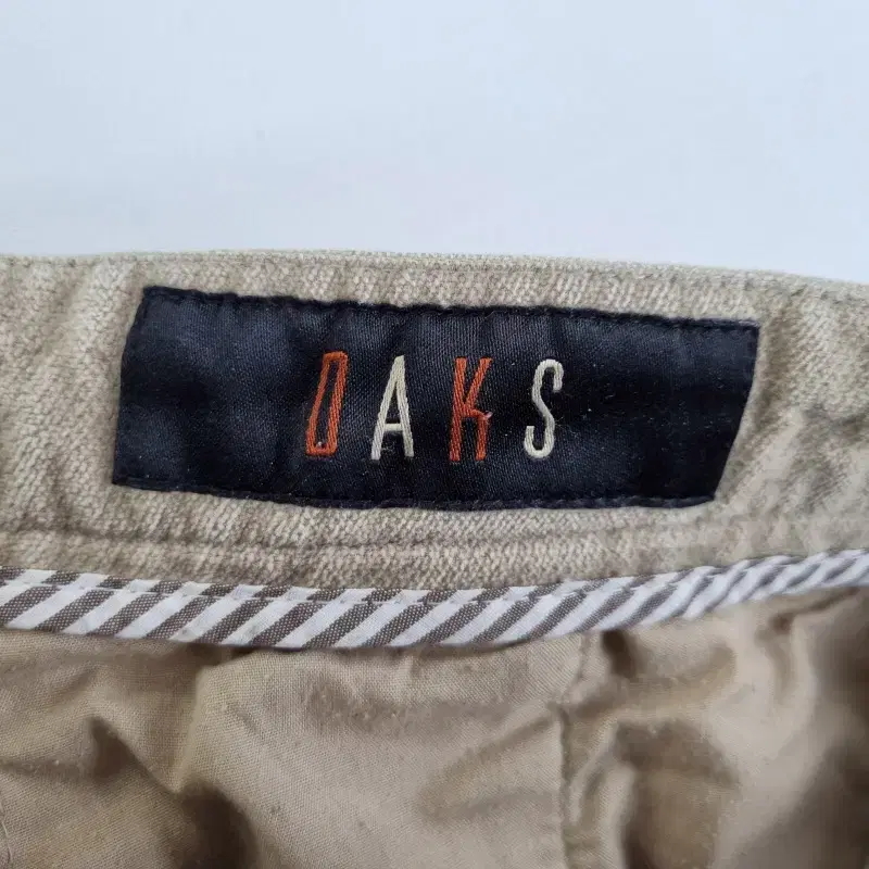 F3796 DAKS GOLF 남33인치 베이지 면 팬츠/더크