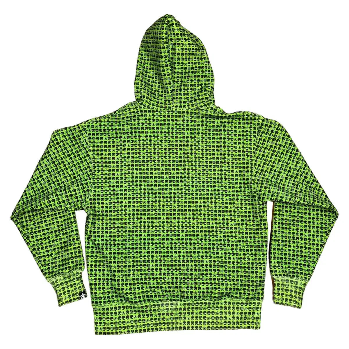 STAR TEAM SKULL FULL ZIP UP-green