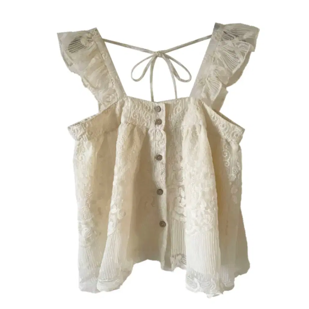 김아홉 프렌치 레이스 슬리브리스 french lace sleeveless