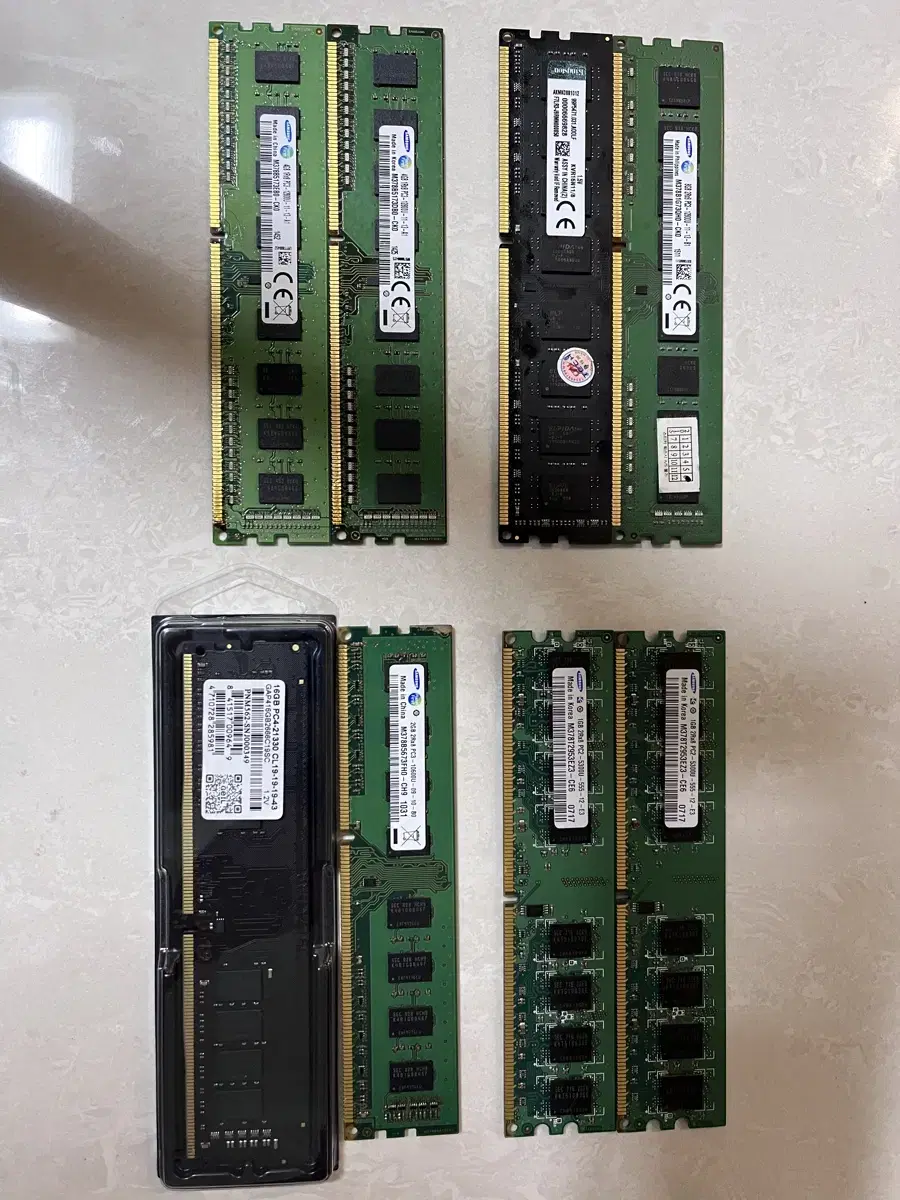 컴퓨터 DDR3, DDR4 램 일괄 판매