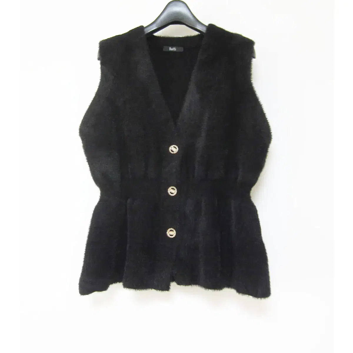 Boettig Black Fur Vest