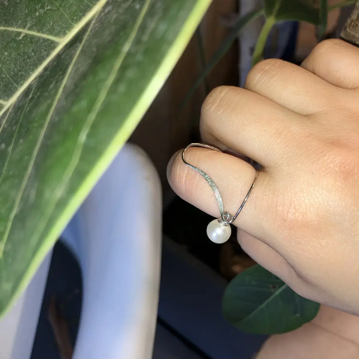 Vintage It's always new pearl ring