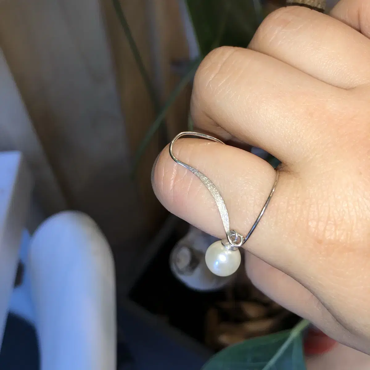 Vintage It's always new pearl ring